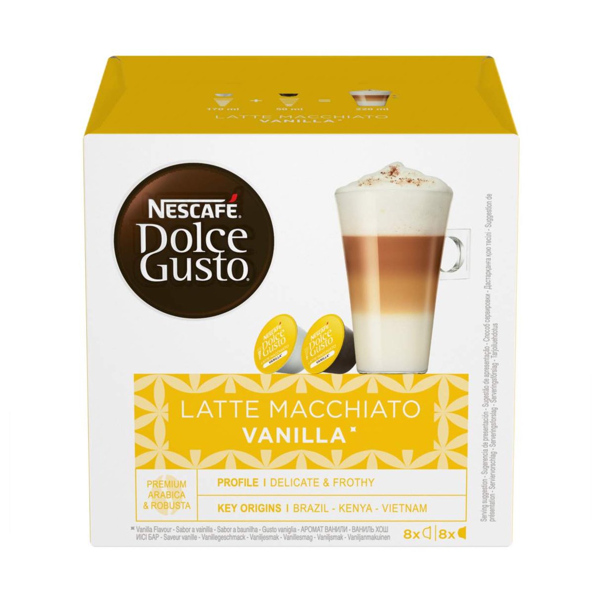 Nescafé Dolce Gusto Latte Macchiato Vanilla Til alle Nescafé Dolce