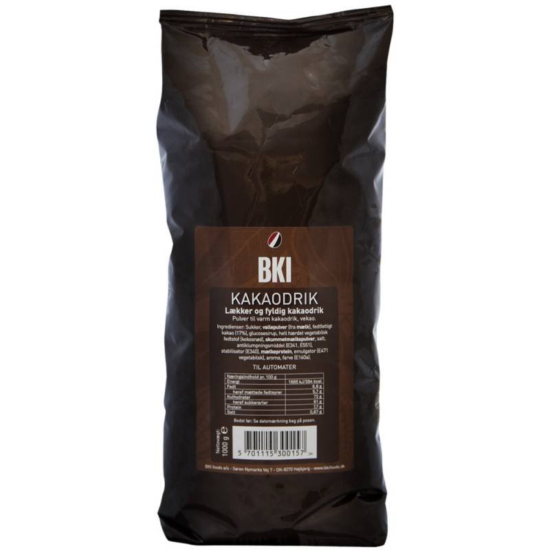BKI Kakaodrik - Kakao Pulver - 1 kg - Senseo Puder - CoffeeShoppen