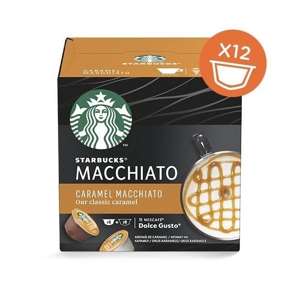 Dolce Gusto Starbucks Caramel Macchiato (Get p dato) 3 stk. p lager