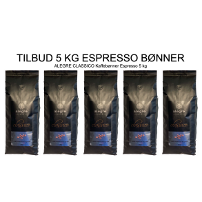 Kaffebnner Espresso Alegre CLASSICO 5 kg -30%