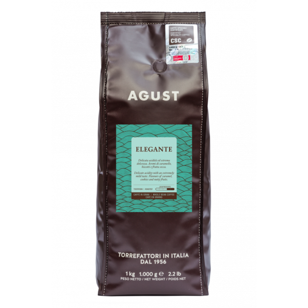 Kaffebnner Espresso AGUST Elegante 1000g CSC