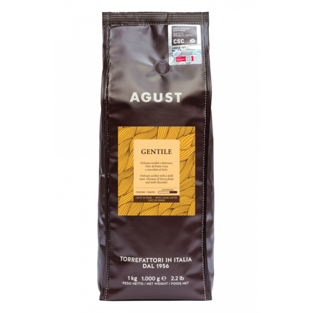 Kaffebnner Espresso AGUST Gentile 1000g CSC