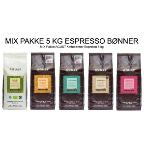 MIX Pakke Kaffebnner Espresso AGUST 5 kg -30%