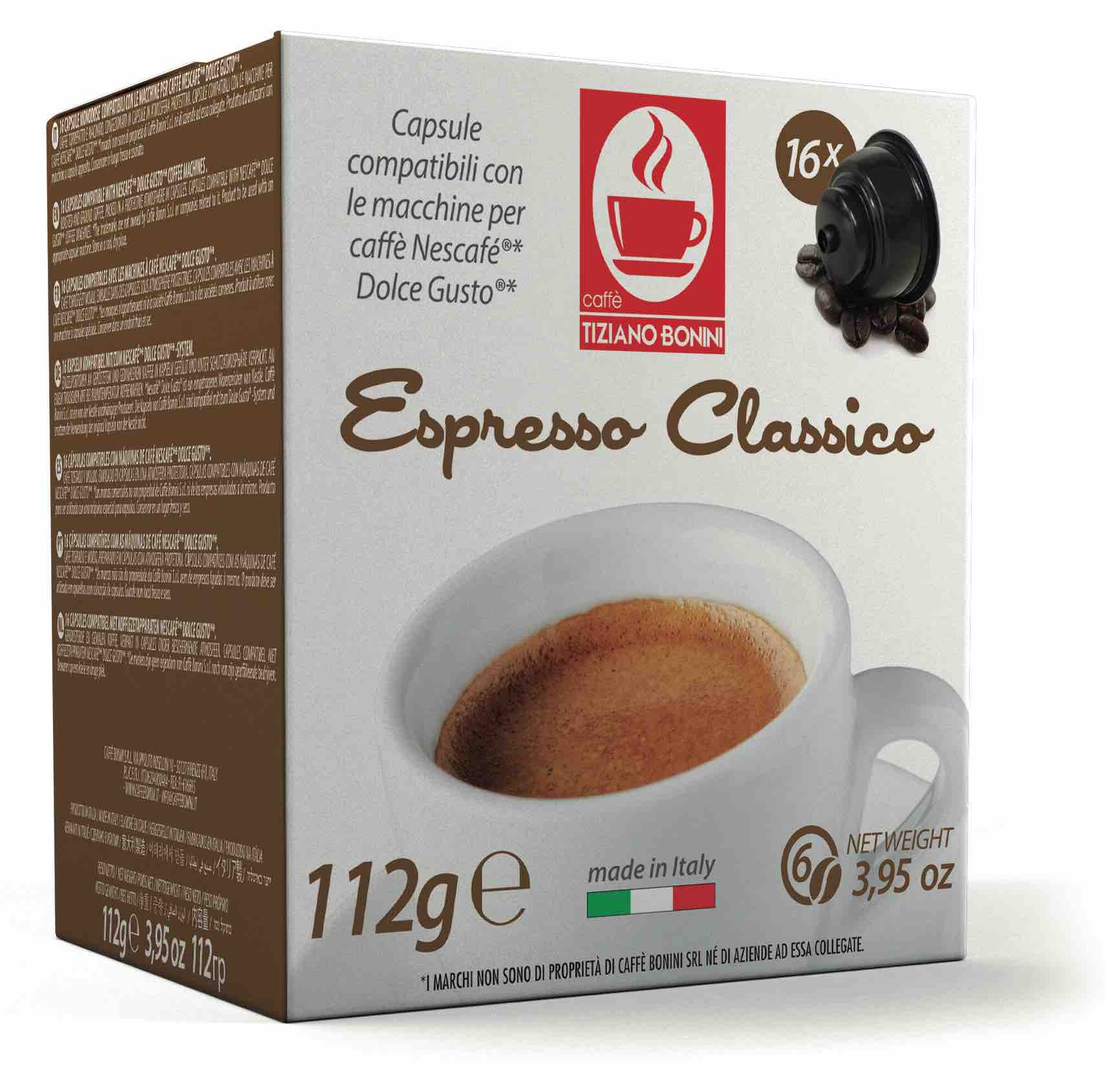 Dolce Gusto Espresso Classico - Til alle Dolce Gusto maskiner – 16 kopper