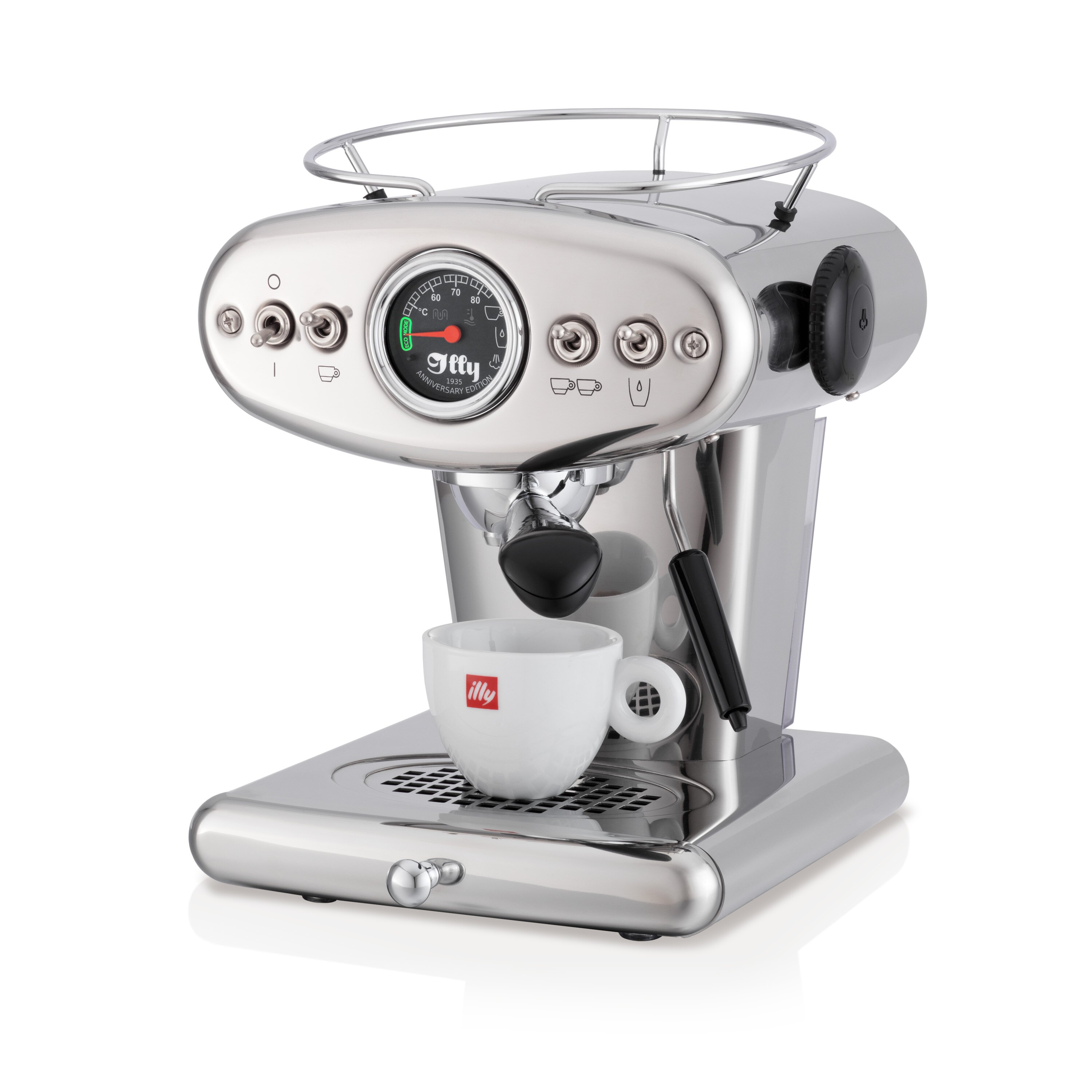 I stor skala Elastisk heltinde Francis Francis X1 espresso kaffemaskine i lyseblå til malet espresso kaffe