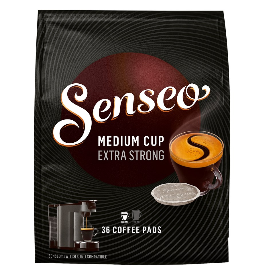 Senseo Extra Strong Medium Kop - Til alle Senseo maskiner - 36 puder.